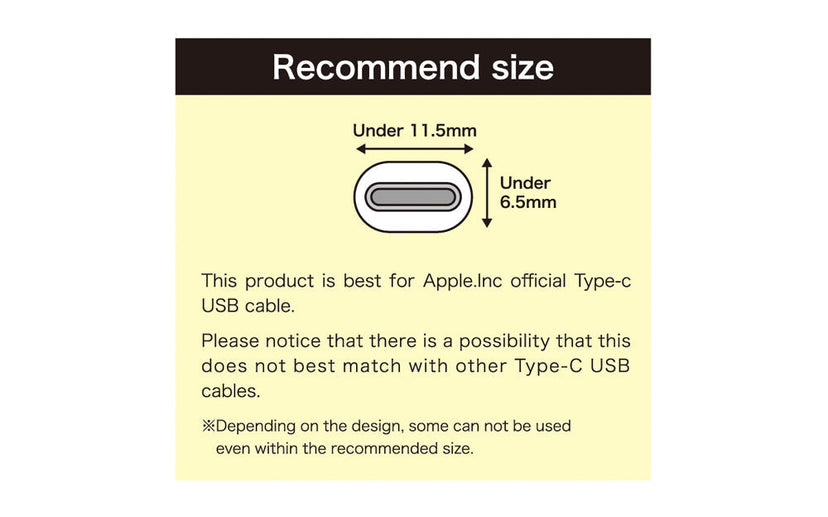 CABLE BITE for Type-C USB - Happy Desk Carry